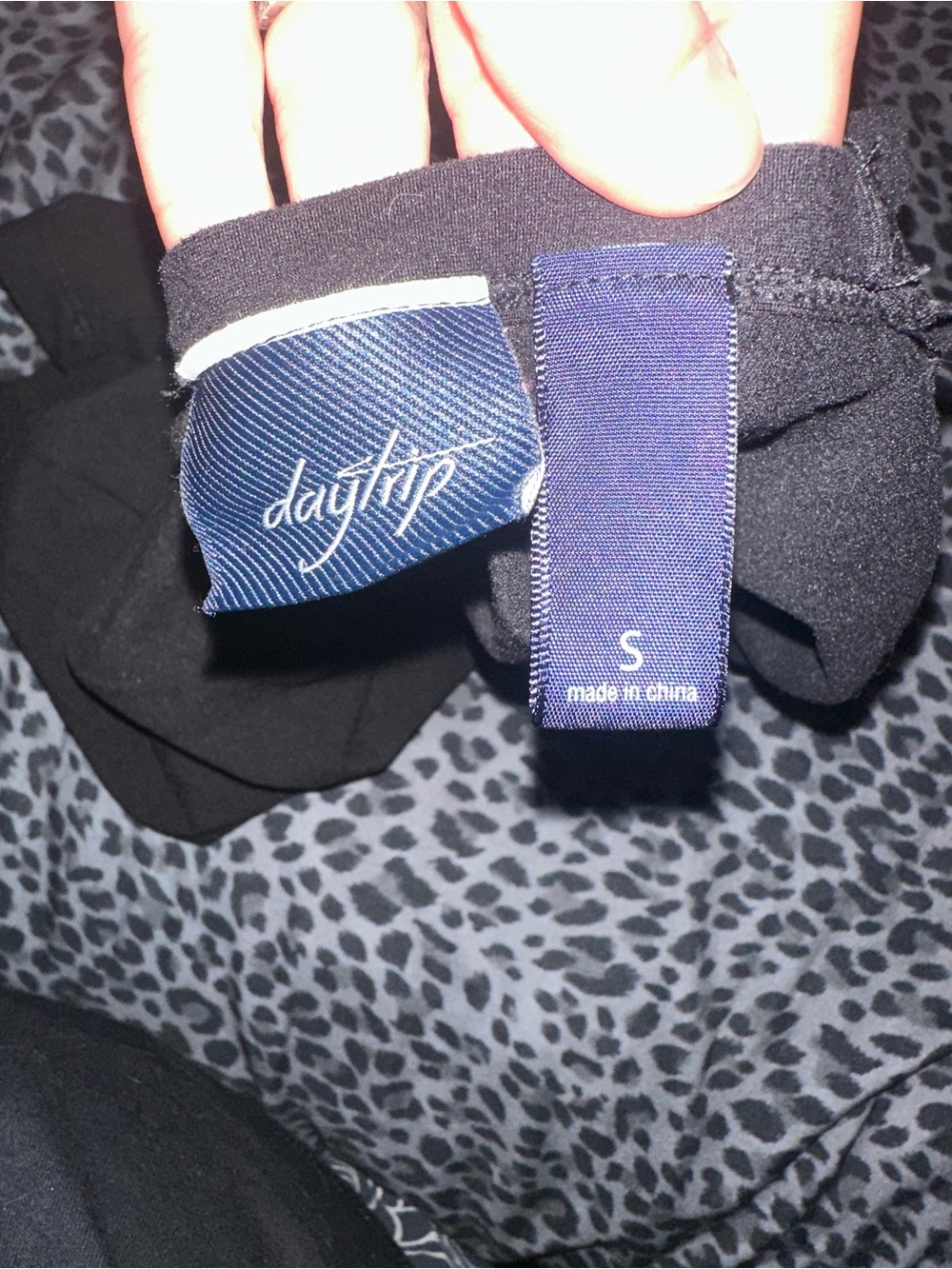 Daytrip Black Strappy Tank - Picture 3 of 3